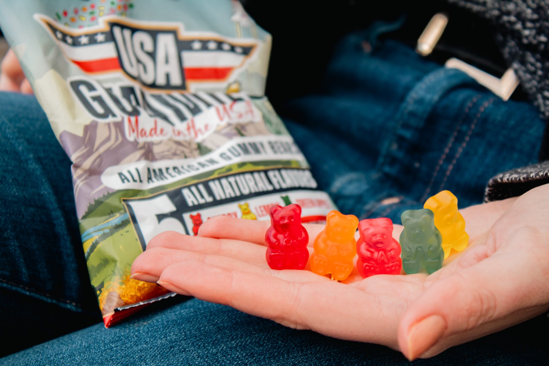 All American Gummy Bears - 7.5 oz bag